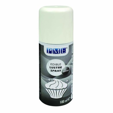 Edible Lustre Spray - Silver (100ml)