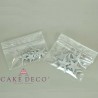 Cake Deco Silver Stars Small 2cm (10pcs)