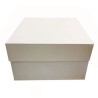 Λευκό ποιοτικό κουτί μεταφοράς τούρτας 35x35xY15,2εκ.