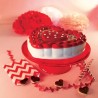 Φόρμα Σιλικόνης της Pavoni για ψήσιμο κέικ σε σχέδιο καρδιάς με πλεξούδες
