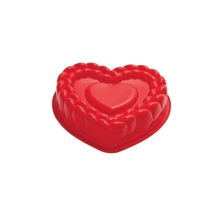 Φόρμα Σιλικόνης της Pavoni για ψήσιμο κέικ σε σχέδιο καρδιάς με πλεξούδες