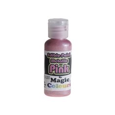 Μεταλλικό Υγρό Χρώμα της Magic Colours - Ροζ 32ml (Metallic Pink )