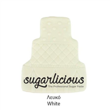 Ζαχαρόπαστα Sugarlicious Λευκό 6κ.