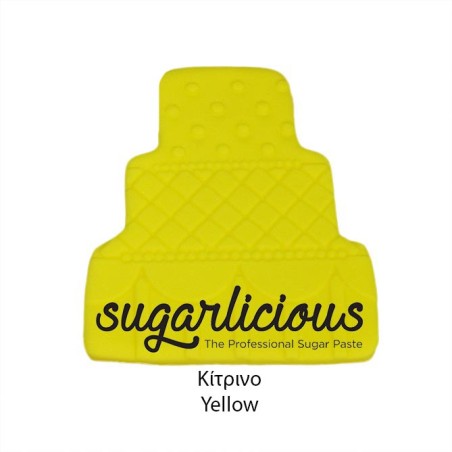 Ζαχαρόπαστα Sugarlicious Κίτρινο 1κ.