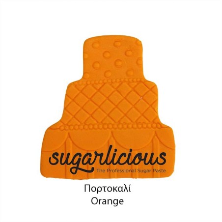 Ζαχαρόπαστα Sugarlicious Πορτοκαλί 1κ.