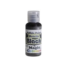 Μεταλλικό Υγρό Χρώμα της Magic Colours - Μαύρο 32ml (Metallic Black )