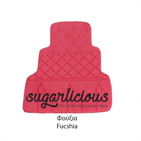 Sugarlicious Sugar Paste ready to Roll Fucshia 3kg.