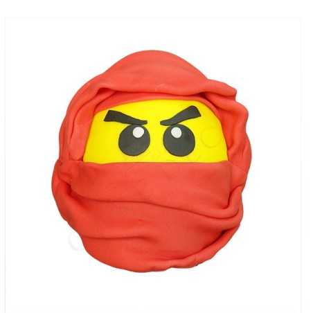Easter Egg made from Dark Chocolate - Red Ninja - 240gr