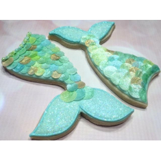 Mermaid Tail Cookie Cutter 4.5in
