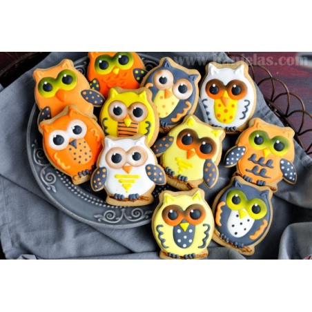 Metallic Cookie Cutter Cute Owl