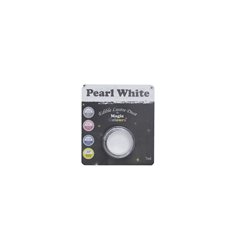 Χρώμα Φινιρίσματος σε σκόνη της Magic Colours - Λευκό Περλέ 7ml (Pearl White)