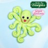Καλούπι Σιλικόνης της Katy Sue - Χταπόδι (Octopus Sugar Buttons)