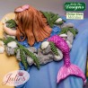 Καλούπι Σιλικόνης της Katy Sue - Ουρά γοργόνας (Mermaid Tail)