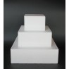 Styrofoam for Dummy cakes - Square 25x25xY10cm