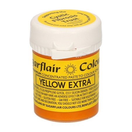 Έξτρα Κίτρινο Συμπυκνωμένο Βρώσιμο Χρώμα 42γρ της Sugarflair