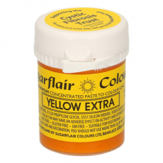 Έξτρα Κίτρινο Συμπυκνωμένο Βρώσιμο Χρώμα 42γρ της Sugarflair