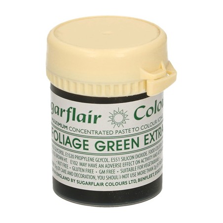 Foliage green Extra 42gr Sugarflair Paste Concentrated Colors