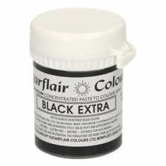 Έξτρα Μαύρο Συμπυκνωμένο Βρώσιμο Χρώμα 42γρ της Sugarflair