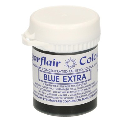 Έξτρα Μπλε Συμπυκνωμένο Βρώσιμο Χρώμα 42γρ της Sugarflair