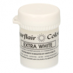 Έξτρα Λευκό Συμπυκνωμένο Βρώσιμο Χρώμα 42γρ της Sugarflair
