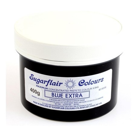 Blue Extra 400gr Sugarflair Paste Concentrated Colors