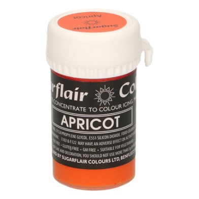 Apricot 25gr Sugarflair Pastel Paste Concentrated Colors