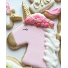 Unicorn Head With Mane Cookie Cutter 5in