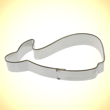 Metallic Cookie Cutter Whale 3,5in