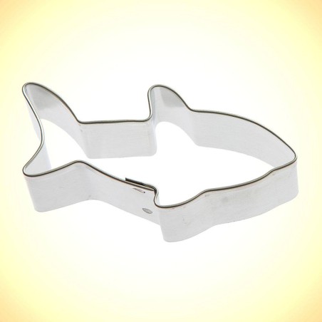 Metallic Cookie Cutter Shark 3in