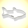 Metallic Cookie Cutter Shark 3in