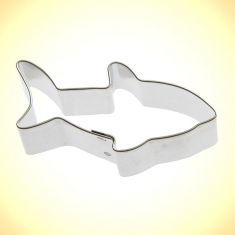 Metallic Cookie Cutter Shark 3in