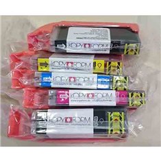 Edible ink Cartridge with Chip, Set of 5 colors (TK151-TK155) (PGI-550 / CLI-551)