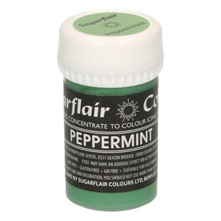 Peppermint 25gr Sugarflair Pastel Paste Concentrated Colors