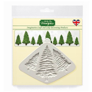 Fir Trees Silhouettes Silicone Mould