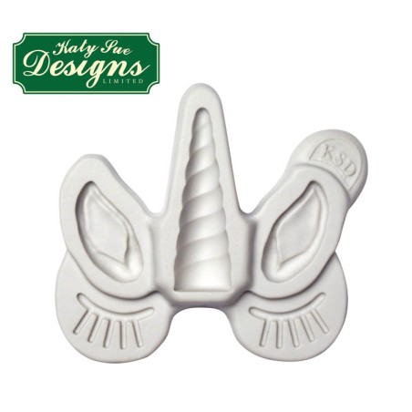 Κέρατο Αυτιά Βλεφαρίδες Μονόκερου - Καλούπι Σιλικόνης της Katy Sue (Unicorn Ears Horn Lashes Mould)
