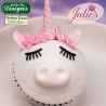 Unicorn Ears, Horn and Lashes Mould