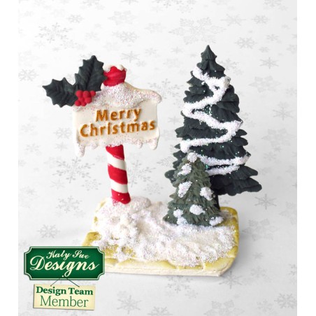 Christmas Sign Posts Silicone Mould