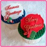 Χριστουγεννιάτικα Στολίδια - Καλούπι Σιλικόνης της Katy Sue (Xmas Embellishments)