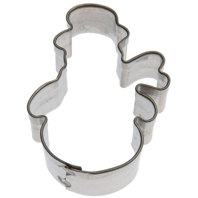 Mini Snowman with Scarf Cookie Cutter 1.5in