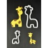 Mummy and Baby Giraffe Cutter set