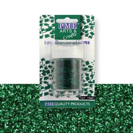 PME Glitter Flakes - Green (7.1g)