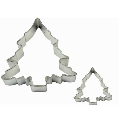Snow Covered Tree Cookie & Cake Cutter Set of 2