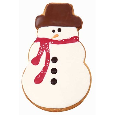 Χιονάνθρωποι σετ 2 μεταλλικών κουπάτ για μπισκότα της PME