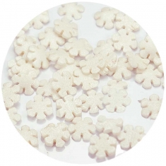 Sprinklicious Mini White Snowflake 50g 7mm