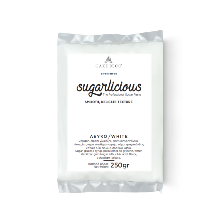 Ζαχαρόπαστα Sugarlicious Λευκό 250γρ