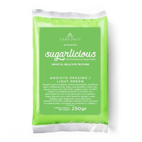 Sugarlicious Sugar Paste ready to Roll Light Green 250gr.