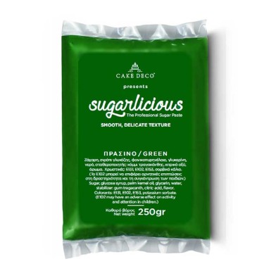 Sugarlicious Sugar Paste ready to Roll Grass Green 250gr.