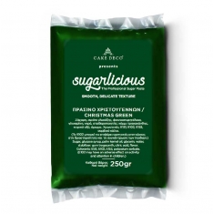 Sugarlicious Sugar Paste ready to Roll Xmas Green 250gr.