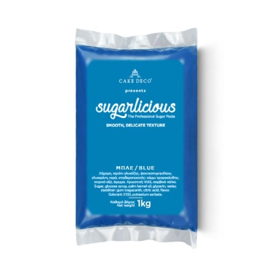 Sugarlicious Sugar Paste ready to Roll Blue 1kg.
