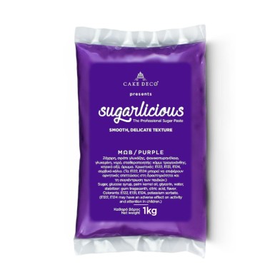 Sugarlicious Sugar Paste ready to Roll Purple 1kg.
